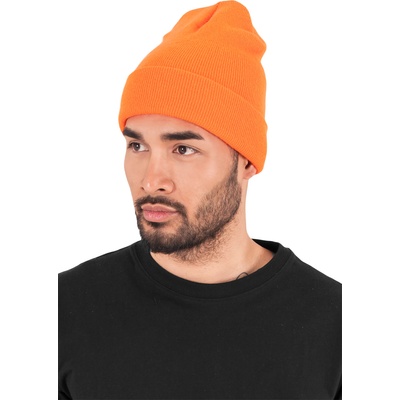 Urban Classics Шапка бийни в оранжев цвят Heavyweight Long Beanie UB-1501KC-00581 - Оранжев, размер one size