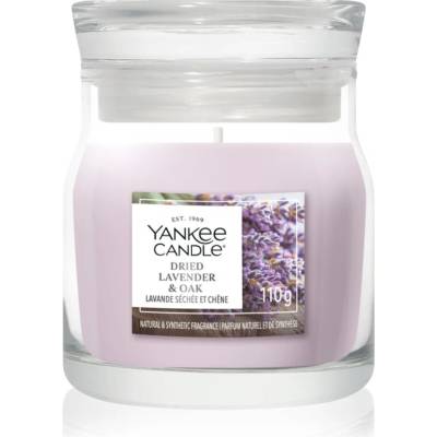 Yankee Candle Dried Lavender & Oak ароматна свещ Signature 110 гр