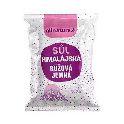 Sůl Himálajská růžová, jemná Allnature, 500 g