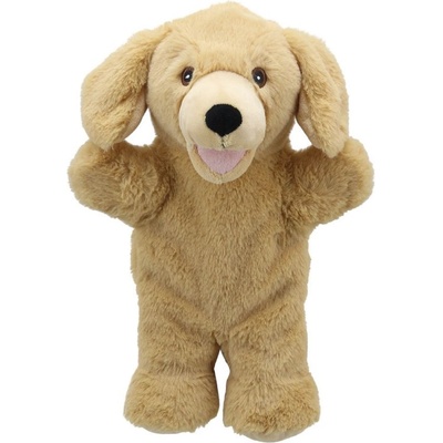 Кукла за куклен театър, Бежов лабрадор с цяло тяло, 6208, ЕКО серия