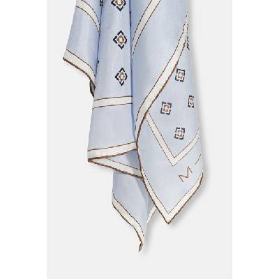 MM by Max Mara шал тип кърпа дамски от коприна MMLPALMI (2626546037600)