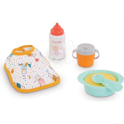 Corolle Obedová súprava s podbradníkom Mealtime Set