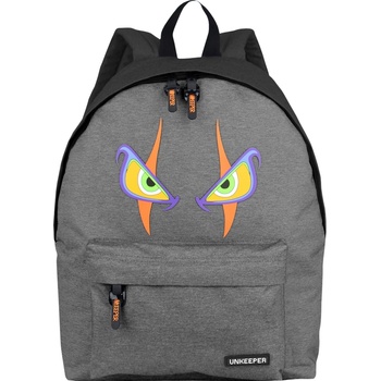 Unkeeper Ученическа раница Unkeeper - Jinx, Сива (DKT64744)