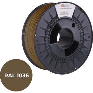 C-Tech 3DF-P-PLA1.75-1036 3D филамент, PREMIUM LINE, PLA, RAL1036, 1, 75mm, 1000g, Перлено златисто (Pearl gold) (3DF-P-PLA1.75-1036)