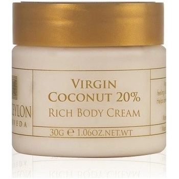 Spa Ceylon Virgin Coconut 20% vyživujúci telový krém 30 g