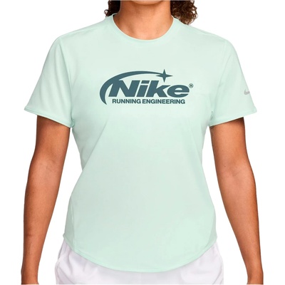 Nike Дамска тениска Nike Women's Swift Dri-FIT Running Top Running shirt - Barely Green / Reflective Silver (916-7169-0113)