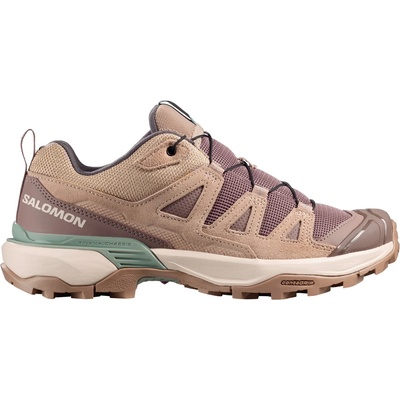 Salomon Дамски мултиспорт обувки Salomon Women's X Ultra 360 Leather Multisport shoes - Iron / Desert Tan / Green Milieu - размер 38 (EU) (122-1249-0214)