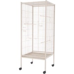 INTER-ZOO Pet Products Клетка за птици Elva БЕЖОВА - 60 x 60 x 152 cm