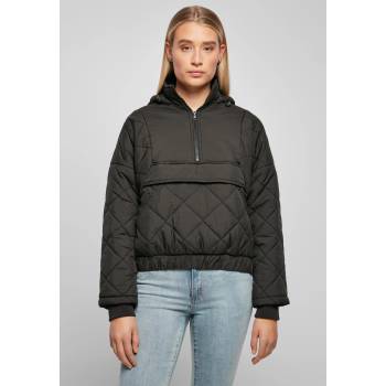 Image 1 of Urban Classics Дамско късо яке в черно Ladies Oversized Diamond Jacket UB-TB4555-00007 - Черен, размер XS