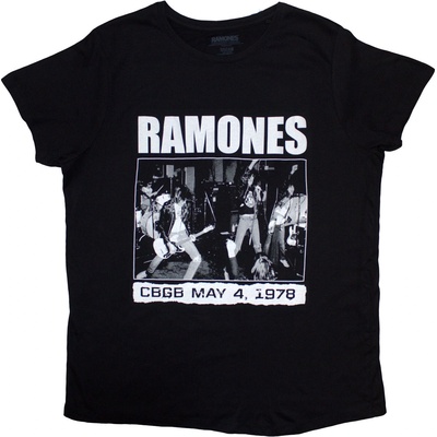 Ramones CBGB 1978 Black L Дамски Риза (<![CDATA[RATS22LB03]]>)