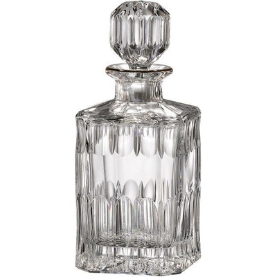 Bohemia Crystal ručně broušená karafa na whisky Daisy Line Gold 800 ml