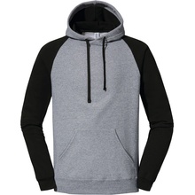 Jerzees pánska mikina JZ96CR Oxford Grey