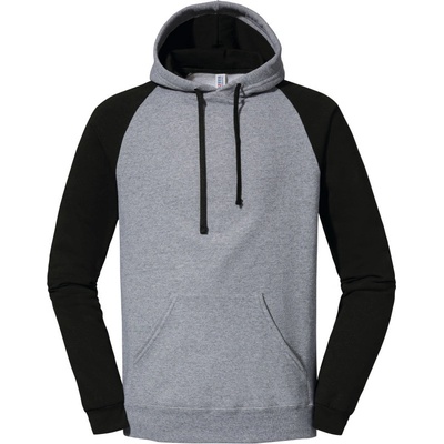 Jerzees pánska mikina JZ96CR Oxford Grey