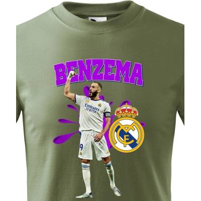 Dětské tričko Karim Benzema Military Canvas Dětské tričko Bezvatriko.cz 2045