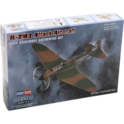 HobbyBoss 1/72 Щурмови самолет Ил-2М3 (380285)