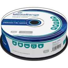 MediaRange DVD+R 8,5GB 8x, 25ks