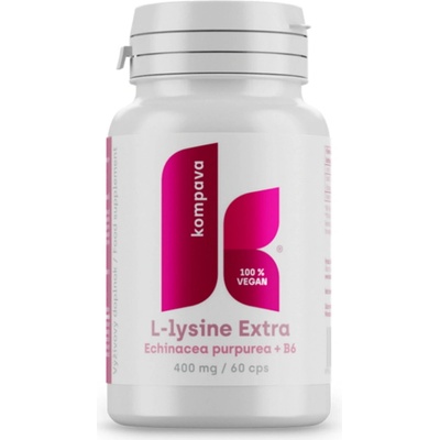 KOMPAVA L-Lysine extra 400 mg 60 kapslí