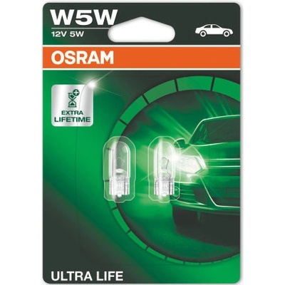 Osram Ultra Life W5W W2,1x9,5d 12V 5W
