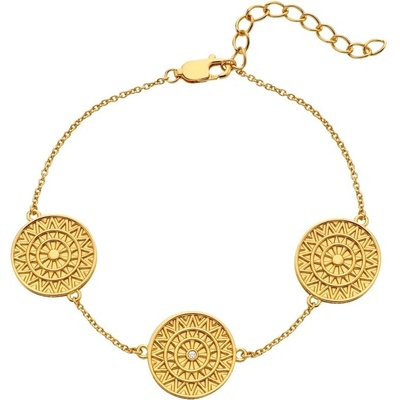Hot Diamonds Pozlátený náramok s diamantom Athena DL724