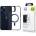 3mk Protection 3mk Satin Armor MagCase с MagSafe за iPhone 14 Plus - прозрачен с черна рамка (5903108563789)