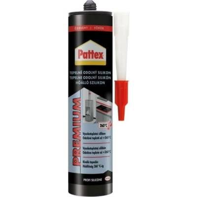 Pattex Tepelně odolný silikon 280 ml červená