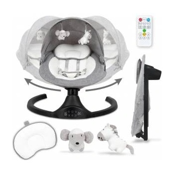 Kidwell ROCKING LOUNGER LUXI 2in1 MELANGE BLACK 5901130105205