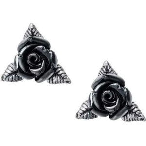 Alchemy gothic Обеци ALCHEMY GOTHIC - Ring O' Roses - Pewter - E447