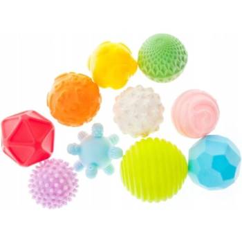 BAM BAM Комплект бебешки играчки Bam Bam - Топки, 10 броя (466868)