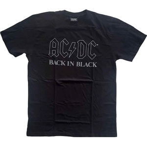 AC/DC Back In Black Black 2XL Риза (ACDCTS82MB05)
