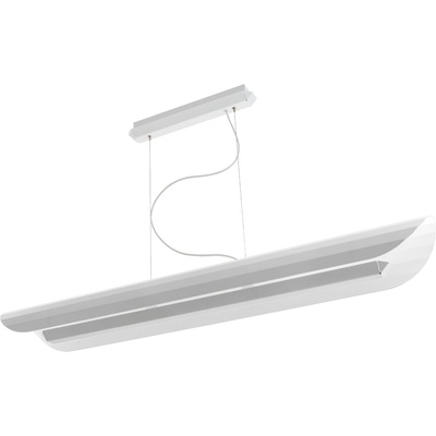 Kaspa Apolin линейна висяща лампа 120 см, бяла (11211101)