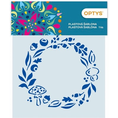 Optys Šablona podzimní věnec 15 x 15cm plast – Zboží Dáma