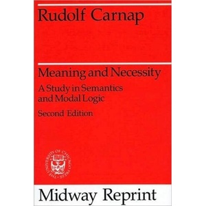 Meaning and Necessity (ISBN: 9780226093475)