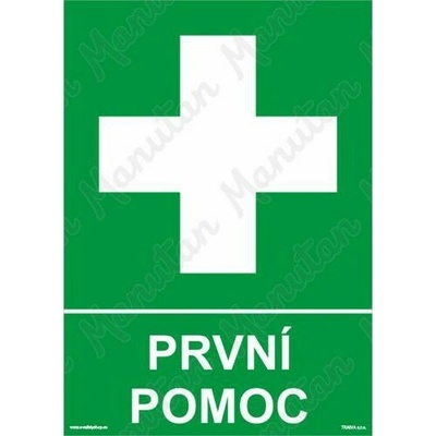 První pomoc, samolepka 210 x 297 x 0,1 mm A4