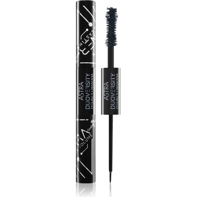 Astra Make-up Duoversity riasenka a očné linky 2 v 1 07 Black Mirror 2x3,5 ml