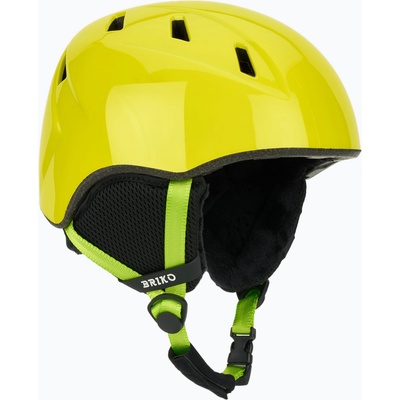 Briko Детска скиорска каска Briko Makalu Jr shiny sunflower yellow/lineade green