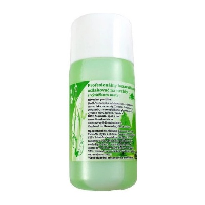 Divine cosmetics R125 odlakovač na nechty bez acetónu Mäta 125 ml
