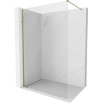 Mexen Kioto-X Душ кабина Walk-in 80 x 200 см, прозрачно 10 мм, златна - 800-080-101-50-00-X (800-080-101-50-00-X)