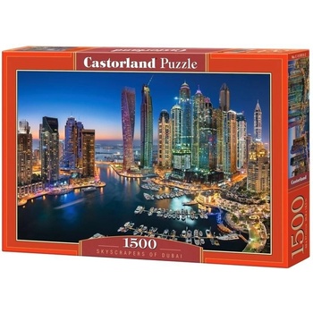 Castorland Skyscrapers of Dubai Пъзел 1500 броя Град (297468) (297468)