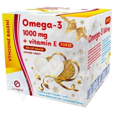 Galmed Omega-3 forte 1000mg+vitamin E 180+60 tabliet