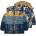BOBOLI Анорак Boboli Reversible parka - Blue (Marine 1)