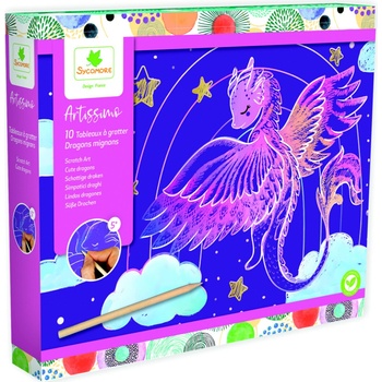 D´arpeje ARTISSIMO škrabacie obrázky Dráčci