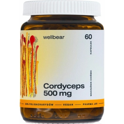 Wellbear Cordyceps 500 mg 60 kapsúl