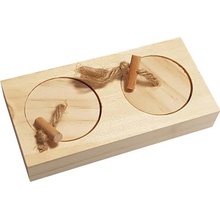 Duvo+ dřevěné puzzle cas 12 x 6 x 2,5 cm