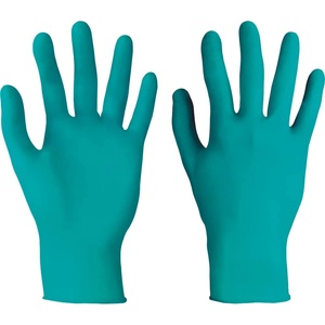 CERVA Ansell touch n tuff 92-500 / Нитрилни ръкавици за еднократна употреба, с пудра (100 бр. /кутия) - зелени 9 (0109002099090)