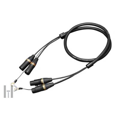 Saec SCX-5000XLR-XLR - Висок клас полносиметричен фоно кабел с проводник PC-Triple C SAEC SCX-5000 серия High-End (068935)