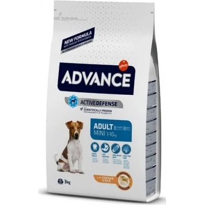 Affinity Advance Dog Mini Adult - пилешко и ориз, високачествена храна за пораснали кучета от дребните породи, над 1 година, Испания - 3 кг