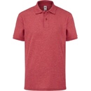 Fruit of the Loom polokošile Kids 65/35 Polo melír vintage červená