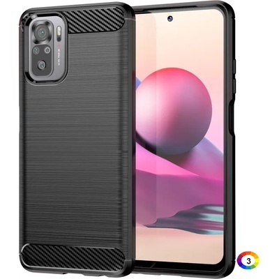 Xiaomi Poco M5s Удароустойчив Carbon Fiber Калъф и Протектор