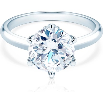 SAVICKI Годежен пръстен The Journey: бяло злато, лабораторен диамант