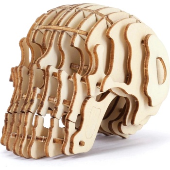 Kikkerland Дървен 3D пъзел Kikkerland - Череп (GG242)